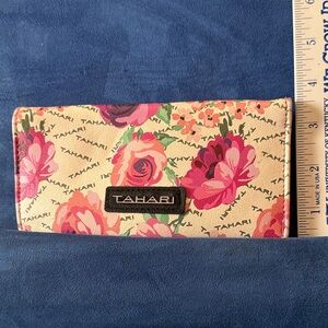 Tahari Cream Wallet with Pink Floral Print, NWOT, MAKE AN OFFER!!!